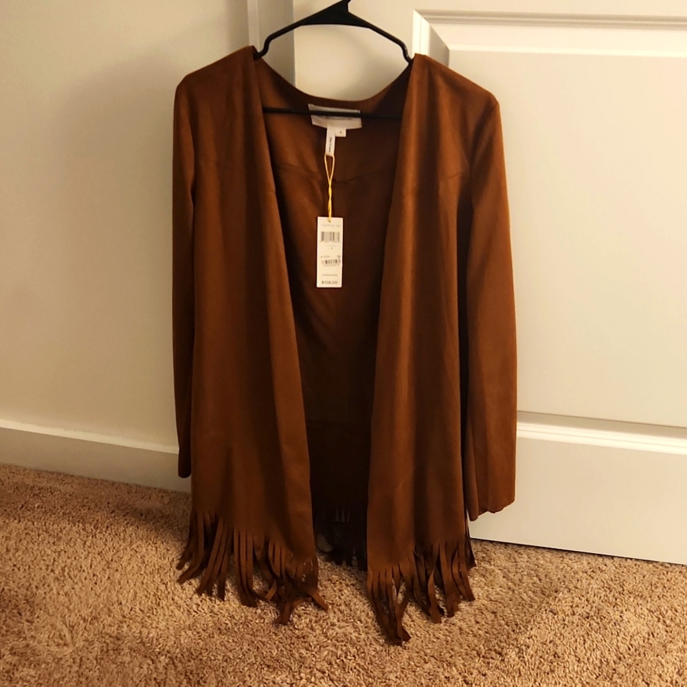 BCBG Brown Suade